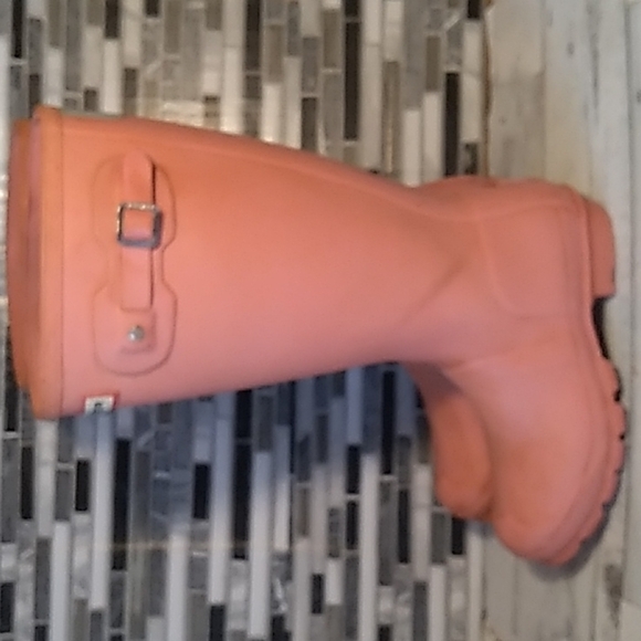 Hunter pink rubber boots sz 5 - Picture 4 of 9